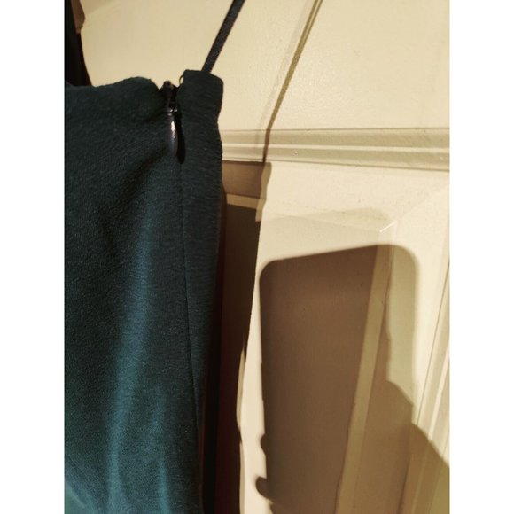 Dress The Population Georgiana Peacock Blue One-shoulder Thigh-High Slit M - Picture 6 of 11